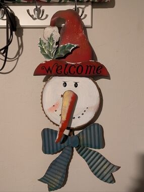 Welcome Snowman Hanger